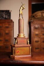 Vintage Coca Cola Baseball Trophy 1954 Bottler Award Champions brass wood base picture