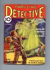 Thrilling Detective Pulp Nov 1932 Vol. 4 #2 GD picture