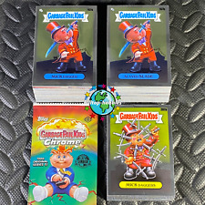 GARBAGE PAIL KIDS CHROME 5 COMPLETE 100-CARD BASE SET +WRAPPER 2022 5TH SERIES picture
