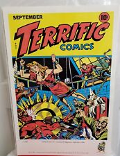 1944 Terrific Comics #5, Golden Age Comic Poster Print, 12×18 [1998 Production] picture