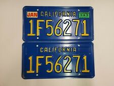 1978  California PAIR   License Plate Tag SUPERB NOS picture