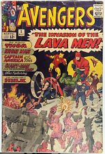 Avengers #5, KEY 1st Team App. Lava Men, GD, Marvel Comics 1964 picture