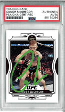 Conor McGregor Autograph Slabbed UFC 2021 Panini Card PSA DNA picture