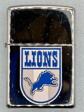 Vintage 2006 Detroit Lions NFL Chrome Zippo Lighter picture