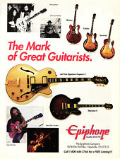 Epiphone The Mark of Great Guitarists. Print Advert picture
