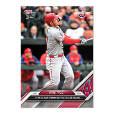 MIKE TROUT 2024 TOPPS NOW OPENING DAY CARD #6 LA ANGELS (IN HAND) 🔥⚾⚾⚾ picture
