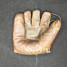 Vintage Wison Model 615 Baseball Glove Brown 1940s Right-Handed Mit Collectors picture