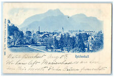 1899 Mountain Buildings View Bad Reichenhall Germany Posted Antique Postcard picture