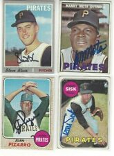 1968 Topps #19 Juan Pizarro Signed Baseball Card Pittsburgh Pirates picture
