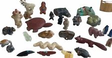 Antique Native American Zuni Fetish Lot Bear Southwest Indian Rare 28 Items picture