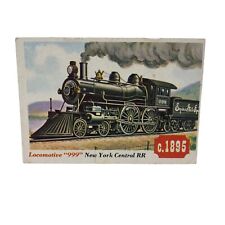 VTG 1955 Topps Rails and Sails Locomotive 999 New York Central Railroad picture