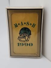 Vintage 1990 Gemaco Deck of Playing Cards MASH - BULLDOG - NEW OLD STOCK SEALED picture