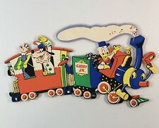 Vintage 1950’s Disneyland Casey Jr. Circus Train Wall Nursery Decor By Dolly Toy picture