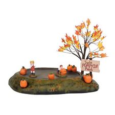Department 56 Village Accessories Halloween Pumpkin Patch Animated Figurine Set picture