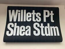 NYC SUBWAY ROLL SIGN WILLETS POINT SHEA STADIUM QUEENS CITI FIELD NEW YORK METS picture