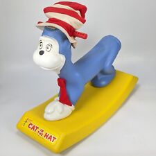 Coleco Cat in The Hat Rider Rocker Toy - vintage plastic kids picture