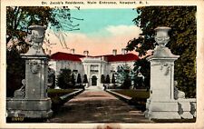 Main Entrance, Dr. Jacob's Residence, Newport, Rhode Island RI Postcard picture
