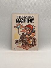 1969-73 Odd Rods Donruss Sticker Card #18 Draggin Machine picture