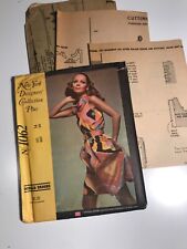 RARE MOD 1960s Vintage Donald Brooks Sleeveless Dress Pattern Bust 36 Mad Men picture