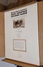 WILLIAM JACKSON’S VINTAGE ROCKY MOUNTAIN TRAIN RAILROAD ALBUM. ONLY 3,000 MADE picture