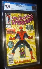 SPECTACULAR SPIDER-MAN #158 1989 Marvel Comics CGC 9.0 VF/NM White Pages picture