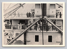 Postcard 4x6 1912 RMS Titanic Ship Three Decks White Star Line Reprint picture