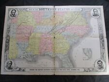 1894 Civil War Map Print - 