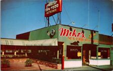 Vintage Postcard Mike's Seafood Restaurant Monterey California B3 picture