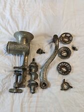 Vintage Universal Number 3 Grinder With Four Attachments Complete Excellent picture