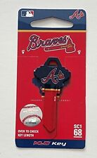 Atlanta Braves House Key Blank Baseball Decor SC1 68 Uncut Stocking Stuffer  picture