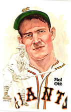 Mel Ott 1980 Perez-Steele Baseball Hall of Fame Limited Edition Postcard picture