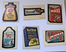 1973 Topps Wacky Packages 1st Series Lot Of 6 Mixed Backs. PLEASE READ picture