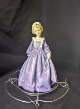 Rare Mint Condition Royal Worcester Purple Grandmothers Dress Figurine 3081 picture