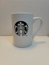 Starbucks 10 oz ~ White / Black Logo Mug ~ 2013 - BB77 picture
