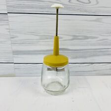 Vintage Federal Housewares Glass Jar Retro Plunger Type Nut/ Onion Chopper picture