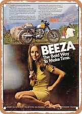 METAL SIGN - 1969 BSA 441cc Victor Special Beeza the Bold Way to Make Time picture