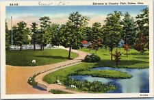 postcard Salem, Ohio - Entrance to Country Club  picture