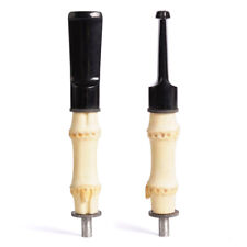 2PCS Bamboo Straight Stem Replacement For Tobacco Smoking Briar Wooden Pipe picture