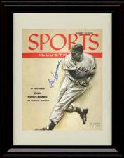 Gallery Framed Don Newcombe - 1955 Sports Illustrated Signed - Los Angeles picture