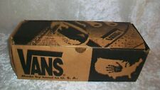 VANS Vintage 1994 Skate Shoes Advertising Graphics Empty Cardboard Box 10 USA picture