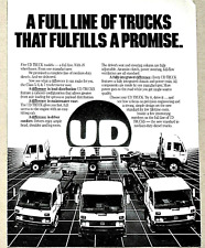 1987 & 2002 UD MEDIUM DUTY TRUCK SALES BROCHURES ~ 12 PAGES picture