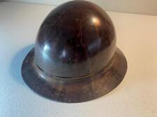 Vintage/antique MSA Skullgard style - Full Brim Miner Helmet Hard Hat w leather picture