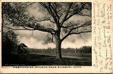 Westminster Athletic Field Simsbury Connecticut CT 1909 Lathrop DB Postcard C13 picture
