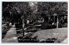 La Moure North Dakota ND Postcard RPPC Photo Residence Scene c1920's Vintage picture