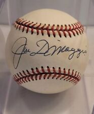 Joe DiMaggio HOF New York Yankees Signed Baseball AUTO  picture
