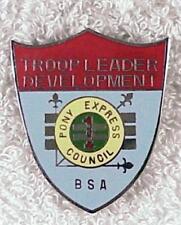 BSA Pin: Troop Leader Development, Pony Express Council picture