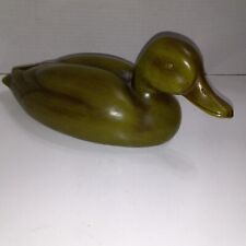 Vintage Mid Century HAEGER Ceramic Duck Decoy Collectible Bird Decor Figurine  picture