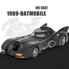 1:18 1989 Batmobile Die-cast Car with Figure Toys for Kids Adults Black Gift picture