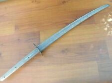 Custom Handmade Damascus Steel 28.00 inches Hunting Katana Sword Blank Blade picture