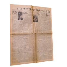 Vtg 1944 WWII Westport Connecticut Newspaper WESTPORT SOLDIERS Rose O'neill CT picture